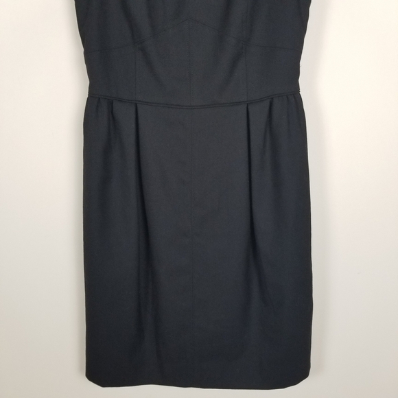 J Crew Factory Sleeveless Black Dress Size 2 - Picture 3 of 6